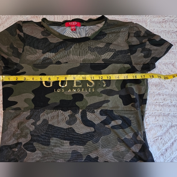 Sheer camo Guess shirt - Picture 6 of 7
